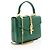 Gucci Sylvie 1969 Mini Top Handle aus Lackleder Grün - Ansicht 2