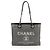 Tote Chanel Denim Deauville Small Negro