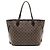 Louis Vuitton Damier Ebene Neverfull MM Tote Marrom - vista 3