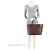 Louis Vuitton Damier Ebene Neverfull MM Tote Marrom - vista 5