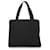 Tote Borsa in tessuto Prada Tessuto Nero - vista 2