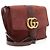Borsa a Spalla Gucci Suede Arli Medium Rosso - vista 2