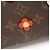 Pochette Louis Vuitton Monogram Canvas Blooming Flowers Double Zip Castaño - vista 10