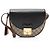 Piccola borsa a tracolla Gucci GG Supreme Padlock Saddle Marrone Beige