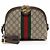Piccola borsa a tracolla Gucci GG Supreme Ophidia Dome Marrone Beige