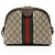 Piccola borsa a tracolla Gucci GG Supreme Ophidia Dome Marrone Beige - vista 3