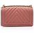 Borsa Chanel Boy Chevron Caviar Leather Old Medium Rosa - vista 3