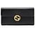Portafoglio Continental in pelle con Interlocking G Gucci Nero