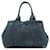 Prada Canapa Stoff-Tote-Bag Blau - Ansicht 3