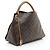 Borsa a Spalla Louis Vuitton Monogram Canvas Artsy MM Marrone - vista 2