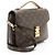Borsa a tracolla Pochette Metis in tela Monogram Louis Vuitton Marrone - vista 2
