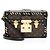Louis Vuitton Borsa Petite Malle in tela Monogram con borchie a diamante Nero