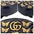 Borsa a tracolla in pelle Gucci GG Marmont Nero - vista 4