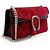 Bolso de hombro Gucci GG Velvet Crystal Dionysus Medium E/W Negro - vista 2