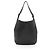 Piccola borsa hobo Burberry in pelle granulata Elmstone Nero - vista 3