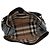 Piccola borsa hobo Burberry in pelle granulata Elmstone Nero - vista 7