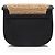 Borsa a tracolla Saint Laurent Kaia Medium in pelle e rafia Marrone Beige - vista 3