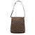 Louis Vuitton Stoff Schultertasche Musette Braun