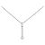 Tiffany & Co Collana Tiffany Jazz Drop in platino e diamanti Argento