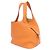 Borsa Hermès Picotin Lock PM Taurillon Clemence Arancione