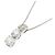 Autre Marque Collana di Diamanti PT900 PT850 Argento - vista 3