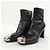 Stivali Louis Vuitton Louise Line Nero - vista 3