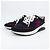 Chanel bestickte Lambscalts-Sneaker Schwarz Marineblau - Ansicht 3