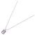 Collar Harry Winston de platino con logotipo HW Plata - vista 2