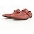 Gucci Lederschuhe Rot - Ansicht 3