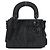 Bolso Christian Dior LADY DIOR MINI de nylon Negro Blanco