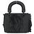 Bolso Christian Dior LADY DIOR MINI de nylon Negro Blanco - vista 2