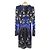 Autre Marque Roberto Cavalli Kleid Schwarz Beige Marineblau