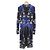 Autre Marque Roberto Cavalli Kleid Schwarz Beige Marineblau - Ansicht 2