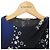 Autre Marque Roberto Cavalli Kleid Schwarz Beige Marineblau - Ansicht 5