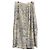 Pennyblack Falda Larga Plisada Estampada Beige Gris