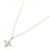 Autre Marque Au750 Cross Diamond Necklace Pink - view 2