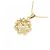 Autre Marque Collana Flower in Diamanti Au750 D'oro - vista 4