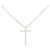 Autre Marque Collana a Croce con Diamanti Star Jewelry Au750 D'oro