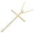 Autre Marque Collana a Croce con Diamanti Star Jewelry Au750 D'oro - vista 3