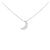 Tasaki Au750 Diamond Necklace Silvery