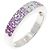 Autre Marque Anillo Star Jewelry Au750 con zafiro y diamante Plata