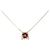 Autre Marque Collana in granato e diamanti Au750 Rosso