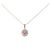 Autre Marque Collana con rubino e diamanti Au750 Rosso