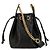 Saint Laurent Borsa a tracolla bucket Cassandra Monogram Quilted Chain Nero