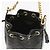 Saint Laurent Borsa a tracolla bucket Cassandra Monogram Quilted Chain Nero - vista 8