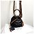 Prada Borsa a secchiello Kanapa in tela Crossbody Nera Nero - vista 6