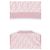 Fendi Strickweste aus Wolle mit FF Pique Allover für Kinder (Rosa) AQUH Weiß - Ansicht 4