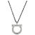 Salvatore Ferragamo Collana Gancini Crystal da donna Argento