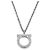 Salvatore Ferragamo Collana Gancini Crystal da donna Argento - vista 2