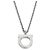 Salvatore Ferragamo Collana Gancini Crystal da donna Argento - vista 3
